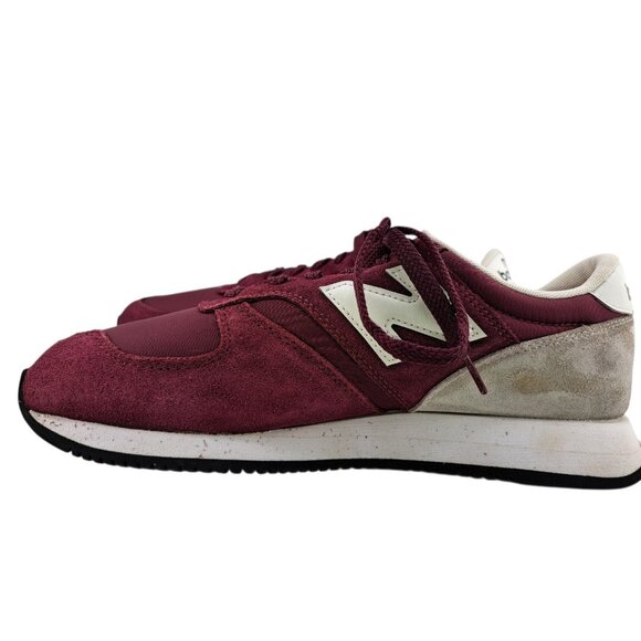 New Balance 420 Mens 10.5 Burgundy Suede Classic Retro Sneakers UL420CD2 (Flaw) - Picture 6 of 11